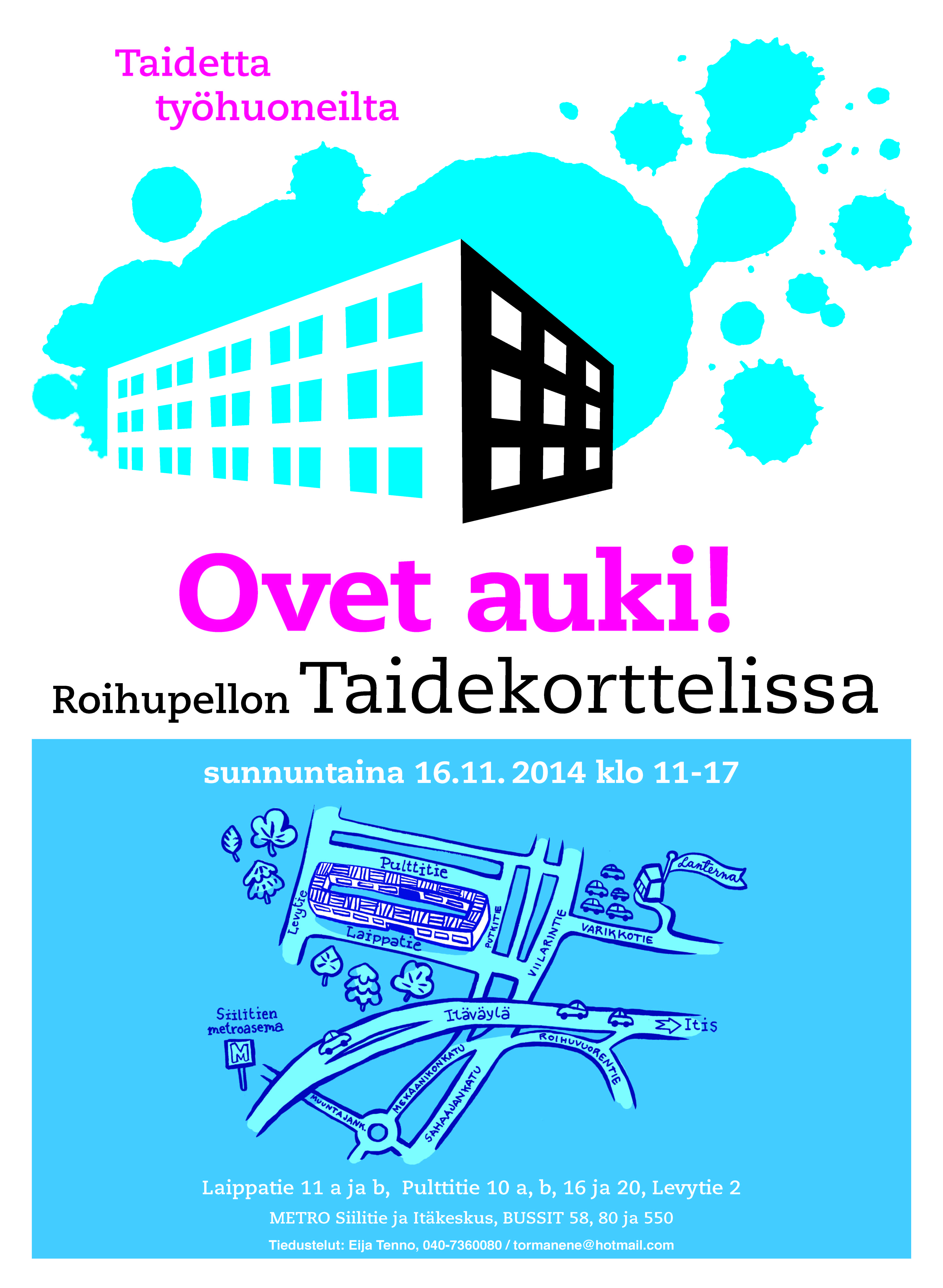 "Ovet Auki" juliste | © Liisa Kallio